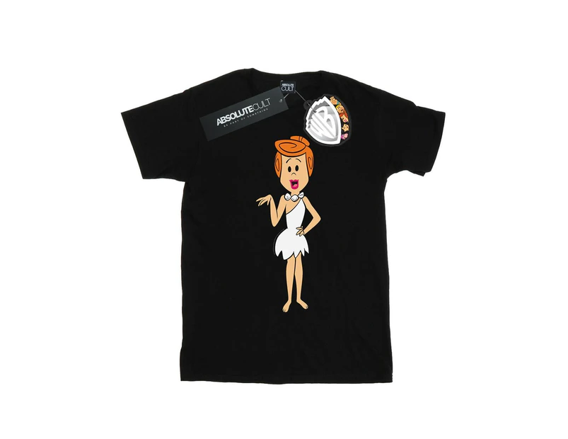 The Flintstones Mens Wilma Flintstone Classic Pose T-Shirt (Black) - BI25202