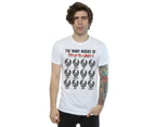 Friday 13th Mens The Many Moods Of Jason Voorhees T-Shirt (White) - BI25321
