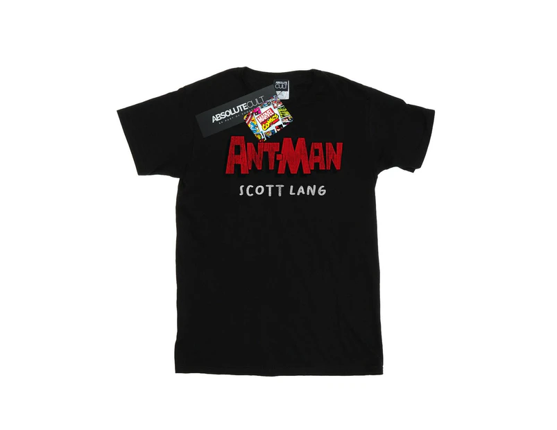 Marvel Girls Ant-Man AKA Scott Lang Cotton T-Shirt (Black) - BI26633