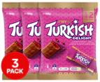3 x Cadbury Turkish Delight 180g 12pk