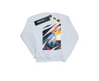 Star Wars Boys The Mandalorian Glare Sweatshirt (White) - BI35913