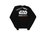 Star Wars Boys The Mandalorian Logo Sweatshirt (Black) - BI35961