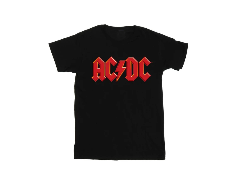 ACDC Boys Red Logo T-Shirt (Black) - BI3614