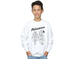 Star Wars Boys The Mandalorian Hunter Profile Sweatshirt (White) - BI36253