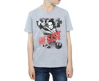 Star Wars Boys The Last Jedi Rey Resist T-Shirt (Sports Grey) - BI36265