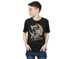 Star Wars Boys The Last Jedi Gold Chewbacca T-Shirt (Black) - BI36270