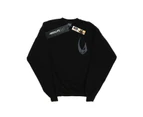 Star Wars Boys The Mandalorian Rhino Emblem Pocket Print Sweatshirt (Black) - BI36288