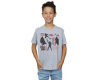 Star Wars Boys The Last Jedi First Order Silhouettes T-Shirt (Sports Grey) - BI36348