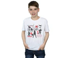 Star Wars Boys The Last Jedi Rebellion Silhouettes T-Shirt (White) - BI36368