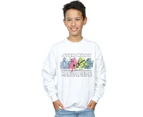 Star Wars Boys The Mandalorian Character Pose Sweatshirt (White) - BI36383