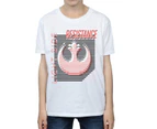 Star Wars Boys The Last Jedi Light Side T-Shirt (White) - BI36416