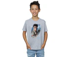Star Wars Boys The Last Jedi Finn Brushed T-Shirt (Sports Grey) - BI36508