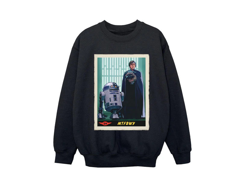 Star Wars Boys The Mandalorian MTFBWY Sweatshirt (Black) - BI36521