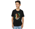 Star Wars Boys The Last Jedi Chewbacca Brushed T-Shirt (Black) - BI36527