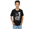 Star Wars Boys The Last Jedi Character Poster T-Shirt (Black) - BI36528