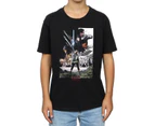 Star Wars Boys The Last Jedi Character Poster T-Shirt (Black) - BI36528