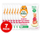 Baby Bellies Organic Softcorn Berry & Apple 8g 7pk