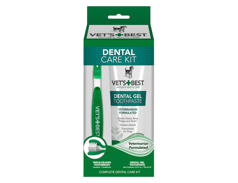 Vet's Best Advanced Enzymatic Dog Dental Care Kit