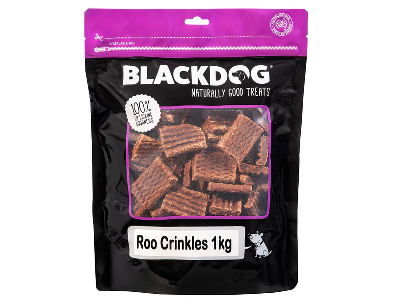 Blackdog Roo Crinkles Dog Treats 1kg