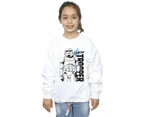 Star Wars Girls Storm Trooper Sweatshirt (White) - BI36810