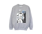 Star Wars Girls Storm Trooper Sweatshirt (Sports Grey) - BI36810