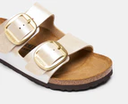 Birkenstock Women's Arizona Big Buckle Narrow Fit Sandals - Graceful Pearl White