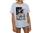 Star Wars Girls The Last Jedi Character Poster Cotton T-Shirt (Sports Grey) - BI38454