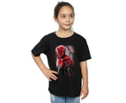 Star Wars Girls The Last Jedi Praetorian Guard Brushed Cotton T-Shirt (Black) - BI38505
