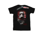 Star Wars Girls The Last Jedi Captain Phasma Brushed Cotton T-Shirt (Black) - BI38524