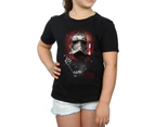 Star Wars Girls The Last Jedi Captain Phasma Brushed Cotton T-Shirt (Black) - BI38524