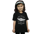 Star Wars Girls The Mandalorian The Child Force Cotton T-Shirt (Black) - BI38947