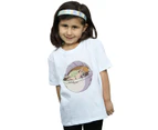 Star Wars Girls The Mandalorian Sleeping Child Cotton T-Shirt (White) - BI39080