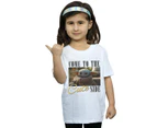 Star Wars Girls The Mandalorian Come To The Cute Side Cotton T-Shirt (White) - BI39185
