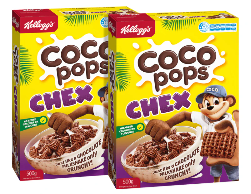 2 x Coco Pops Chex 500g