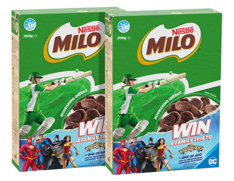 2 x Milo Cereal 350g