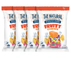 4 x The Natural Confectionery Co. Fruity Chew 180g