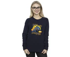 DC Comics Womens Batman Bats Don´t Scare Me Sweatshirt (Navy Blue) - BI9775