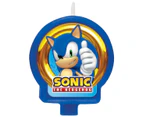 Sonic The Hedgehog Blue Birthday Cake Candle