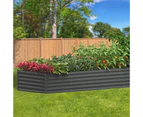 Livsip Garden Bed 320x80x45CM Kits Raised Instant Planter Galvanised Steel