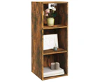 vidaXL Wall Cabinet Smoked Oak 34.5x32.5x90 cm Engineered Wood