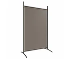 vidaXL 3-Panel Room Divider Anthracite 525x180 cm Fabric