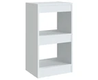 vidaXL Book Cabinet/Room Divider White 40x30x72 cm