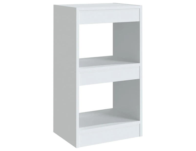 vidaXL Book Cabinet/Room Divider White 40x30x72 cm