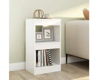 vidaXL Book Cabinet/Room Divider White 40x30x72 cm