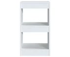 vidaXL Book Cabinet/Room Divider White 40x30x72 cm