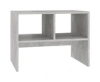 vidaXL Side Table Concrete Grey 60x40x45 cm Engineered Wood