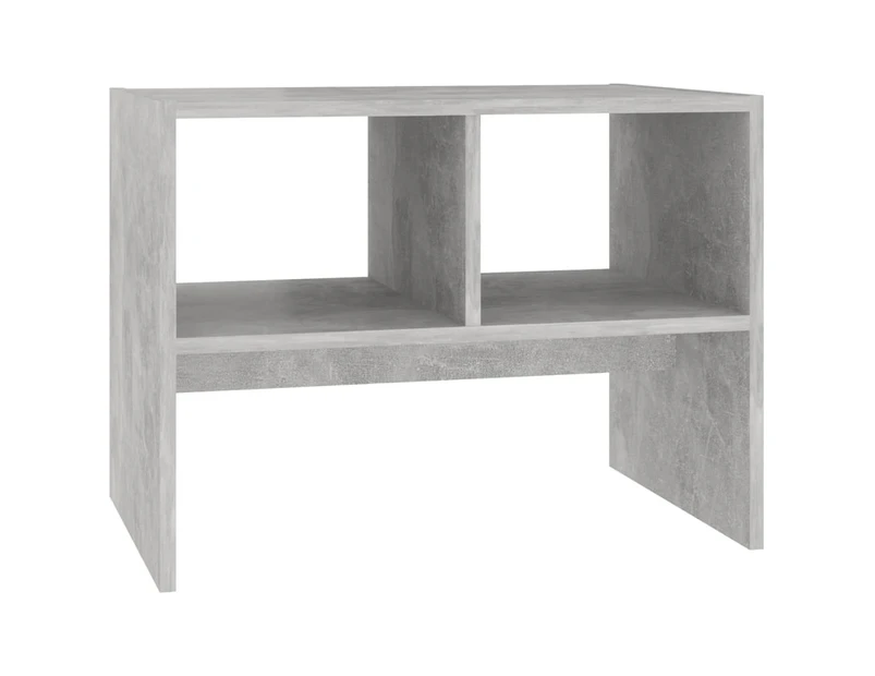 vidaXL Side Table Concrete Grey 60x40x45 cm Engineered Wood