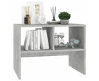 vidaXL Side Table Concrete Grey 60x40x45 cm Engineered Wood