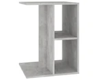 vidaXL Side Table Concrete Grey 60x40x45 cm Engineered Wood