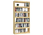 vidaXL Book Cabinet/Room Divider 100x30x200 cm Solid Pinewood